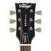 Vintage REVO Series 'Superthin' Electric Guitar ~ Amberburst