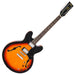 Vintage VSA500 ReIssued 12-String Semi Acoustic Guitar ~ Sunburst - Guitar Warehouse