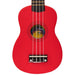 Laka Rainbow Series Soprano Ukulele & Carry Bag ~ Red - Guitar Warehouse