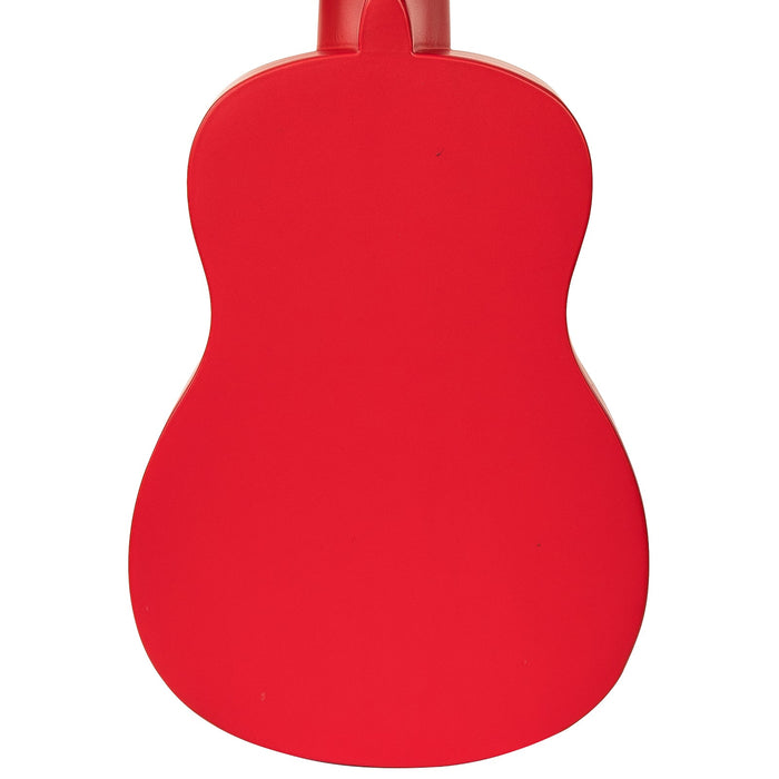 Laka Rainbow Series Soprano Ukulele & Carry Bag ~ Red - Guitar Warehouse