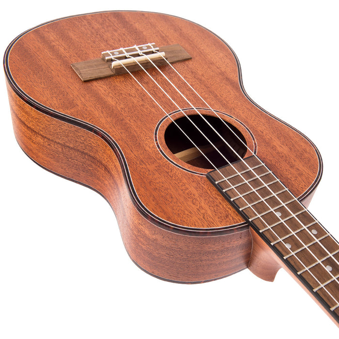 Laka Mahogany Deluxe Series Ukulele & Bag ~ Tenor - Guitar Warehouse