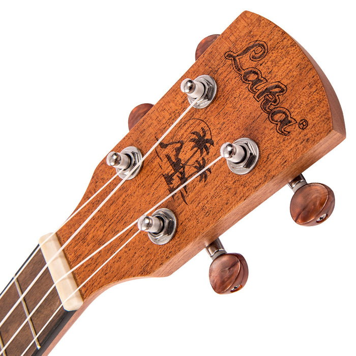 Laka Mahogany Deluxe Series Ukulele & Bag ~ Tenor - Guitar Warehouse