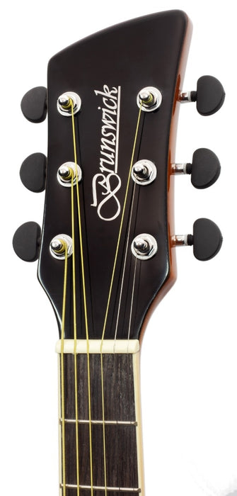 Brunswick BSM100 Super Mini Acoustic Guitar - Natural w/Padded Gig Bag