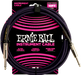 Ernie Ball Braided Cable P06393 - 10FT Purple/Black - Guitar Warehouse
