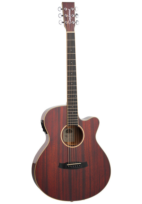 Tanglewood Winterleaf Super Folk Electro Acoustic TW4-E-R - Gloss Red - Guitar Warehouse