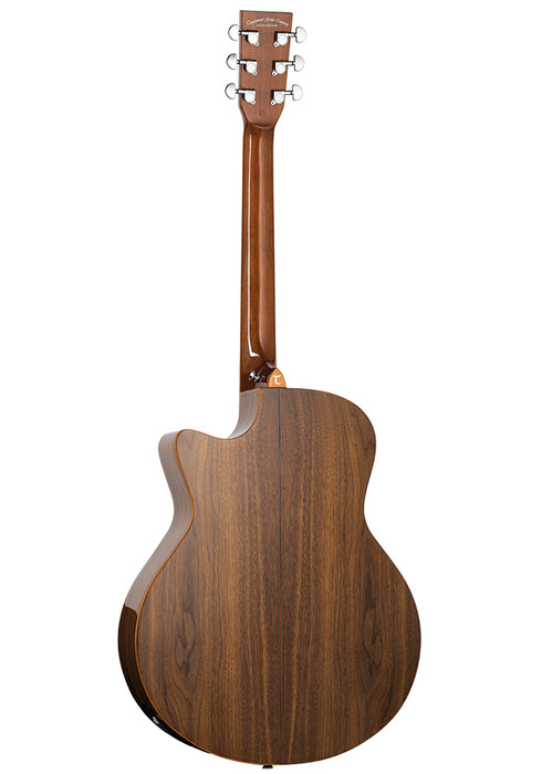 Tanglewood Winterleaf Venetian Cut Electro Acoustic - Black Walnut Top TW4E-VC-BW - Guitar Warehouse