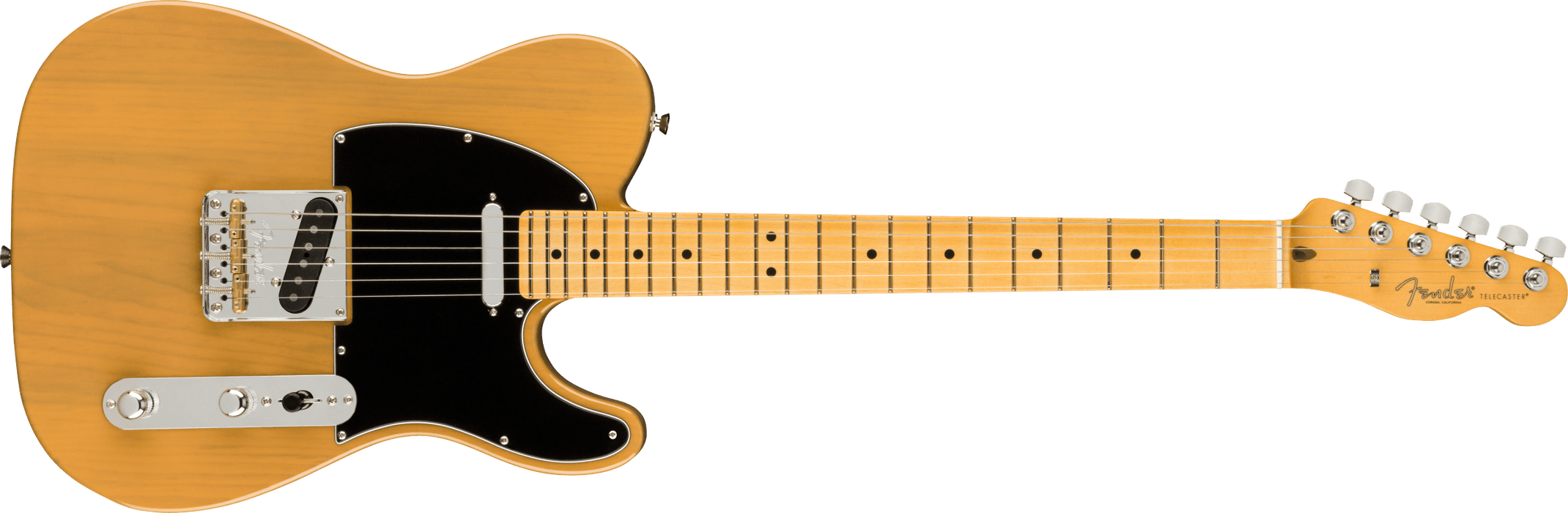 Fender American Professional II Telecaster®, Maple Fingerboard, Butterscotch Blonde - Guitar Warehouse