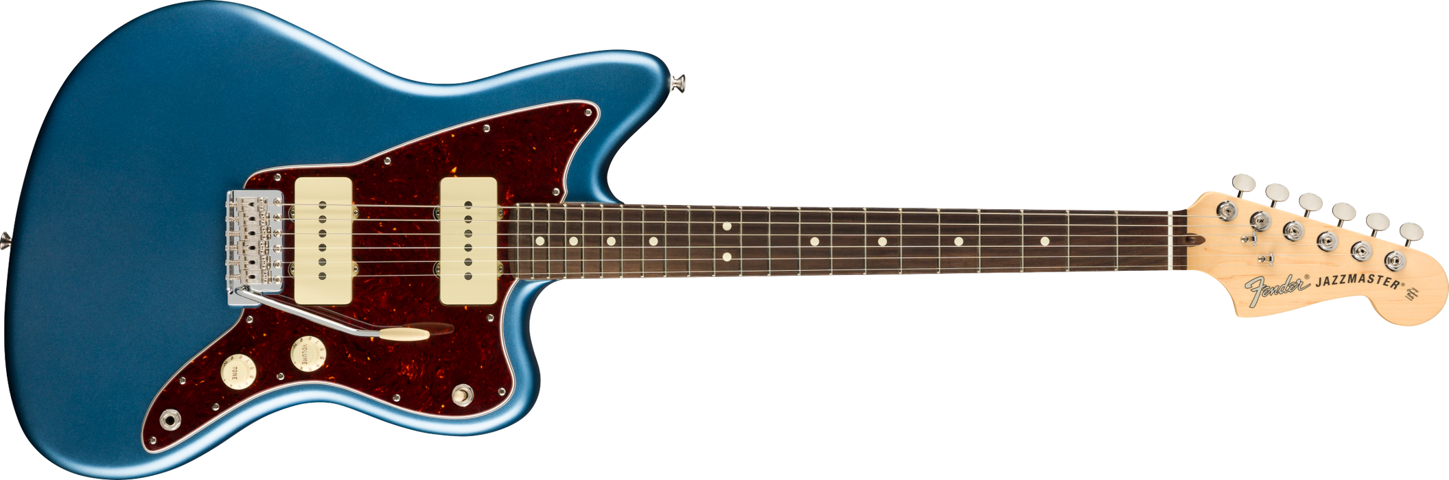 Fender American Performer Jazzmaster®, Rosewood Fingerboard, Satin Lake Placid Blue *SETUP PRICE - Guitar Warehouse