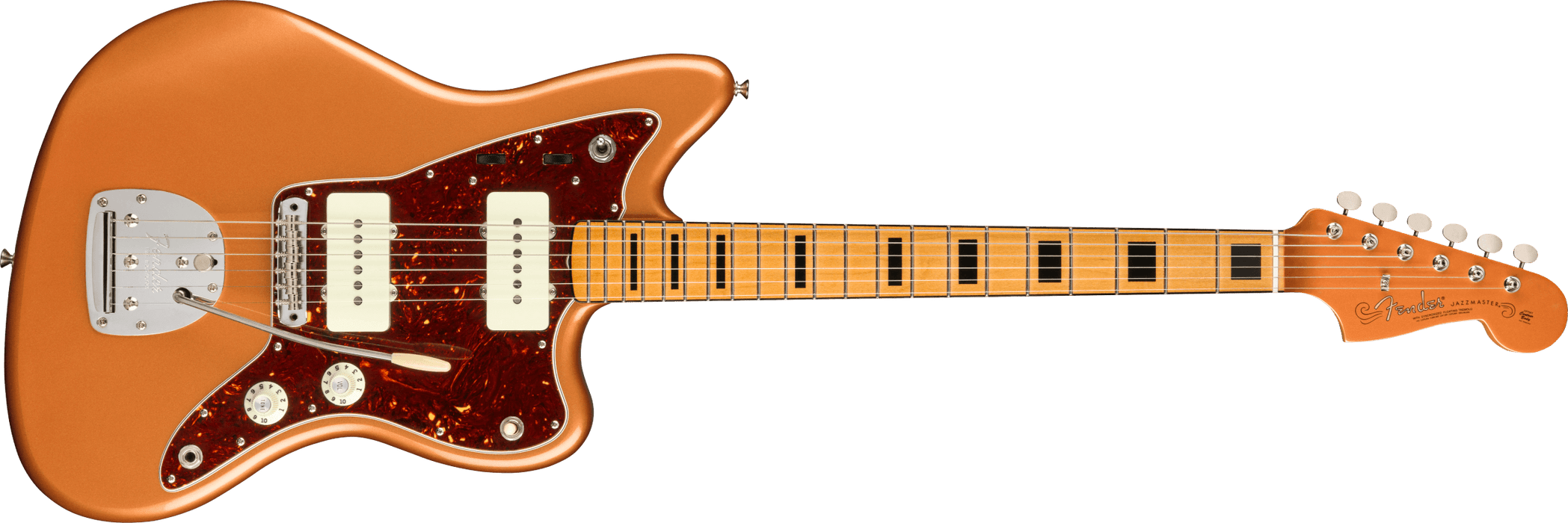 Fender Troy Van Leeuwen Jazzmaster®, Bound Maple Fingerboard, Copper Age - Guitar Warehouse
