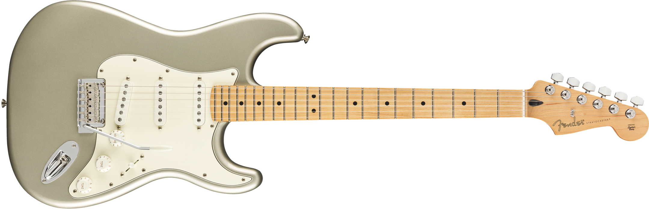 Fender Limited Edition Player Stratocaster®, Maple Fingerboard, Inca Silver - Guitar Warehouse