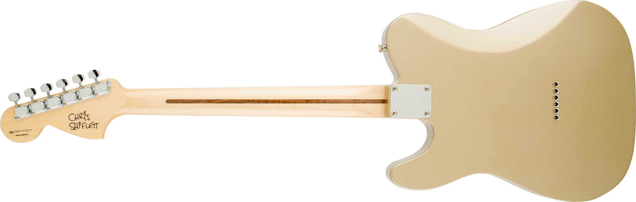 Fender Chris Shiflett Telecaster® Deluxe, Rosewood Fingerboard, Shoreline Gold - Guitar Warehouse