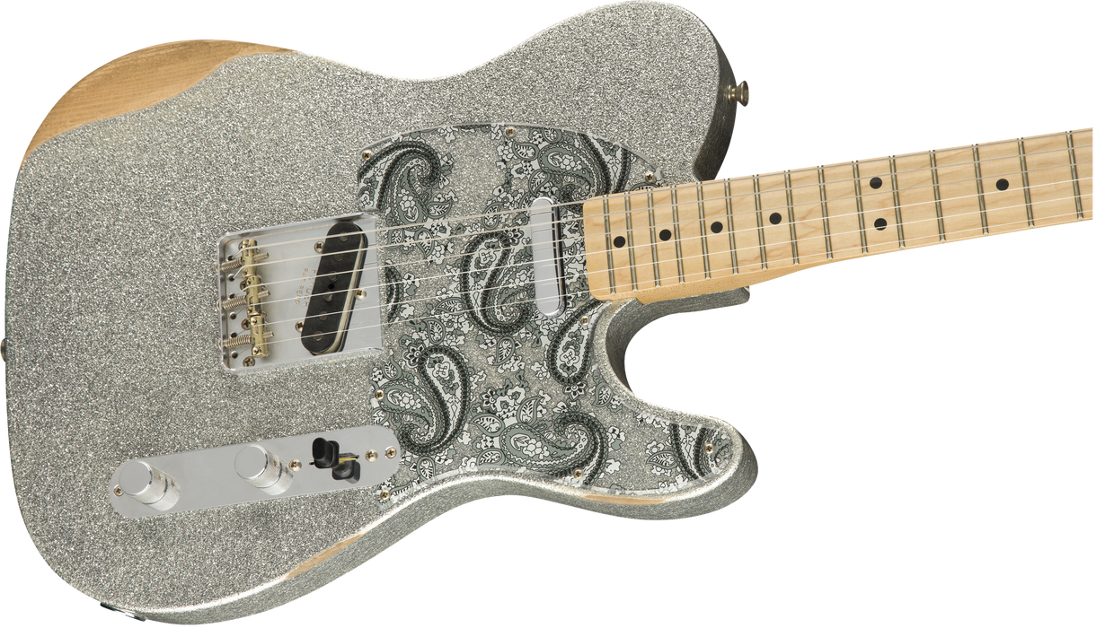 Fender Brad Paisley Telecaster®, Maple, Silver Sparkle *Includes Setup - Guitar Warehouse