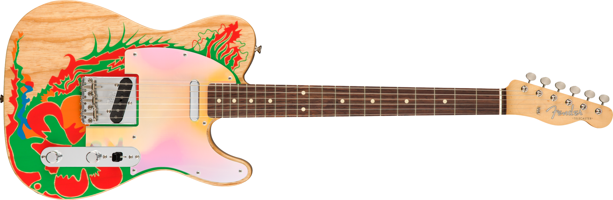 Fender Jimmy Page Dragon Telecaster®, Rosewood Fingerboard, Natural - Guitar Warehouse