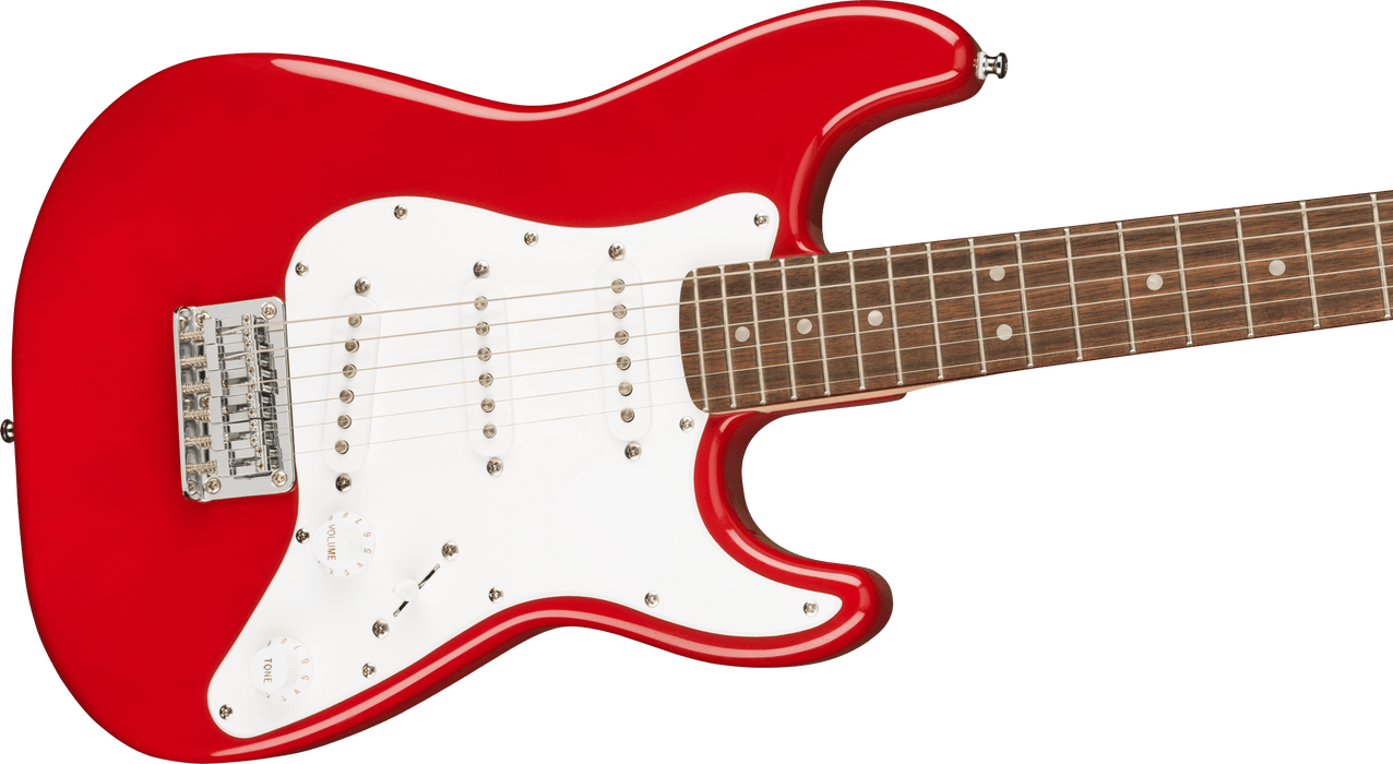 Fender Squier Mini Stratocaster®, Laurel Fingerboard, Red - Guitar Warehouse