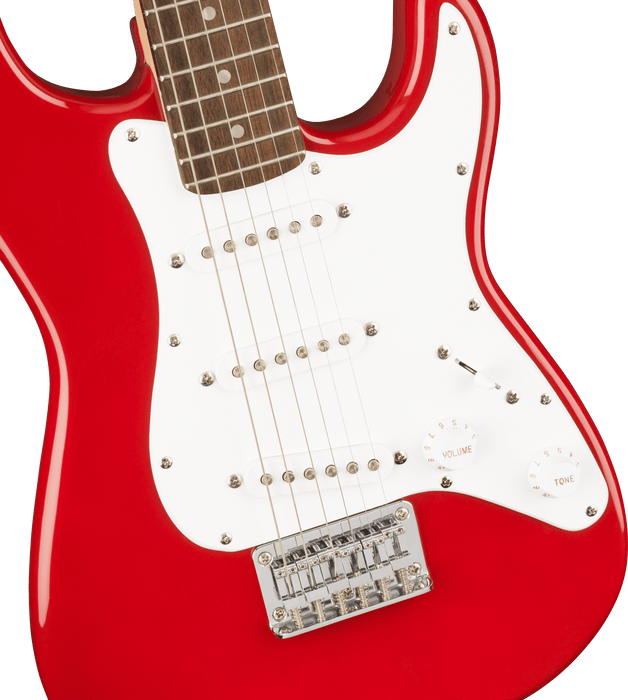 Fender Squier Mini Stratocaster®, Laurel Fingerboard, Red - Guitar Warehouse