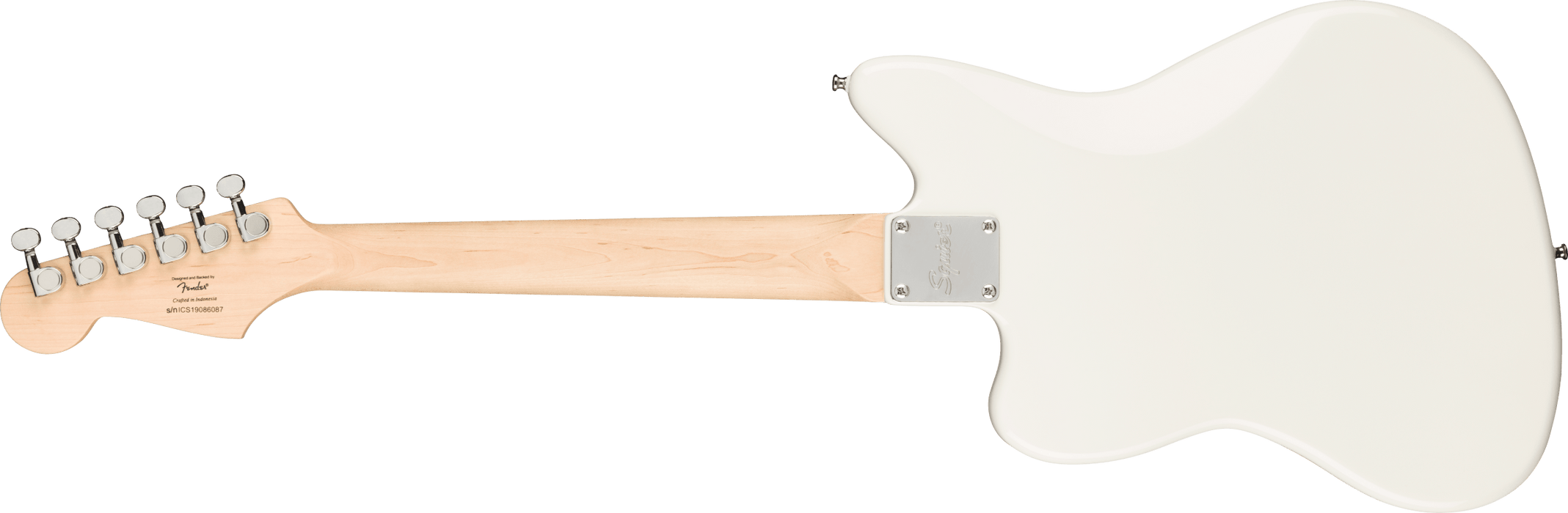 Fender Squier Mini Jazzmaster® HH, Maple Fingerboard, Olympic White - Guitar Warehouse