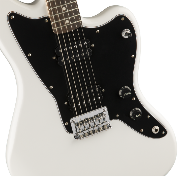 Fender Squier Affinity Series™ Jazzmaster® HH, Laurel Fingerboard, Arctic White - Guitar Warehouse