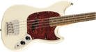 Fender Squier Player Classic Vibe '60s Mustang® Bass - Olympic White *Includes Deluxe Setup! - Guitar Warehouse
