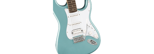 Fender Squier Affinity™ Stratocaster® HSS Laurel Fingerboard, White Pickguard, Ice Blue Metallic - Guitar Warehouse