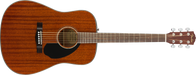 Fender CD-60S Dreadnought, Walnut Fingerboard, All-Mahogany - Guitar Warehouse