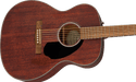 Fender CC-60S Concert All Mahogany, Walnut Fingerboard, Natural - Guitar Warehouse