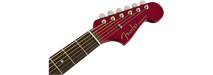 Fender Newporter Player, Acoustic Guitar Walnut Fingerboard, Candy Apple Red - Guitar Warehouse