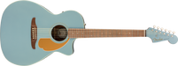 Fender Newporter Player, Acoustic Guitar Walnut Fingerboard, Ice Blue Satin - Guitar Warehouse