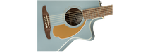 Fender Newporter Player, Acoustic Guitar Walnut Fingerboard, Ice Blue Satin - Guitar Warehouse