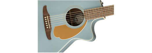 Fender Newporter Player, Acoustic Guitar Walnut Fingerboard, Ice Blue Satin - Guitar Warehouse
