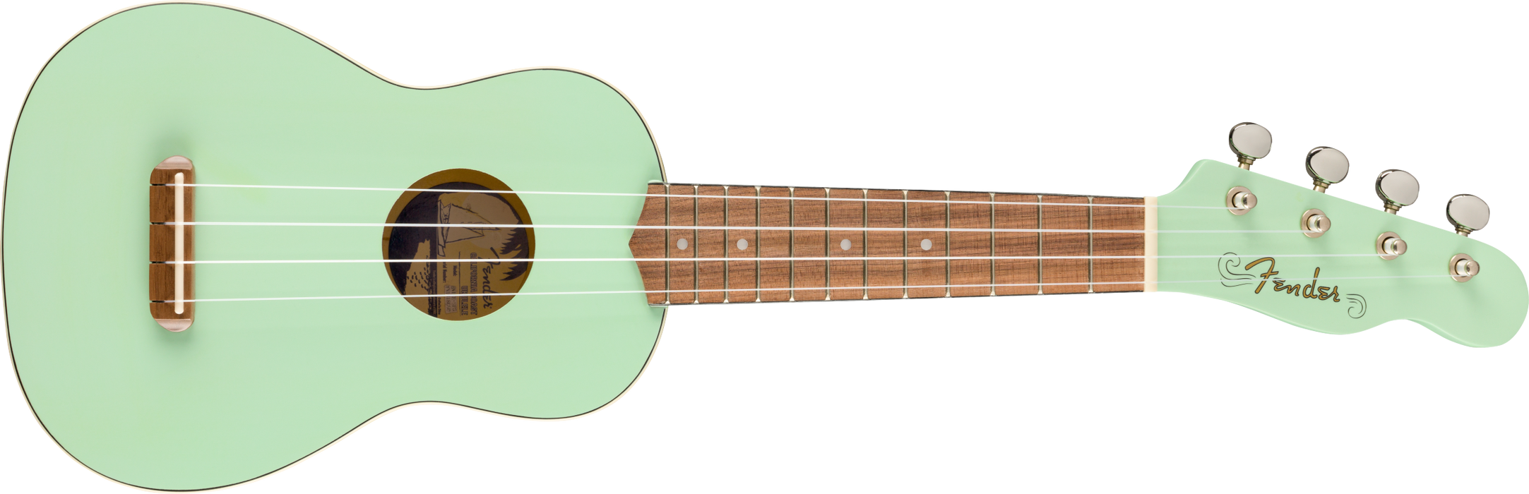 Fender Venice Soprano Ukulele Surf Green - Guitar Warehouse