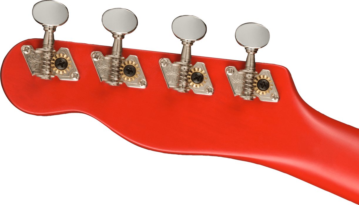 Fender Limited Edition Venice Soprano Ukulele - Fiesta Red - Guitar Warehouse