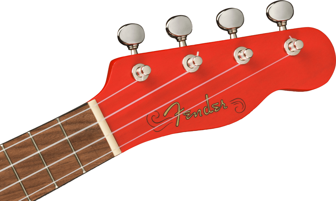 Fender Limited Edition Venice Soprano Ukulele - Fiesta Red - Guitar Warehouse