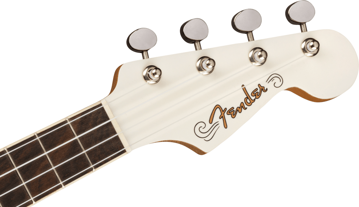 Fender Fullertron Jazzmaster Ukulele - Olympic White - Guitar Warehouse