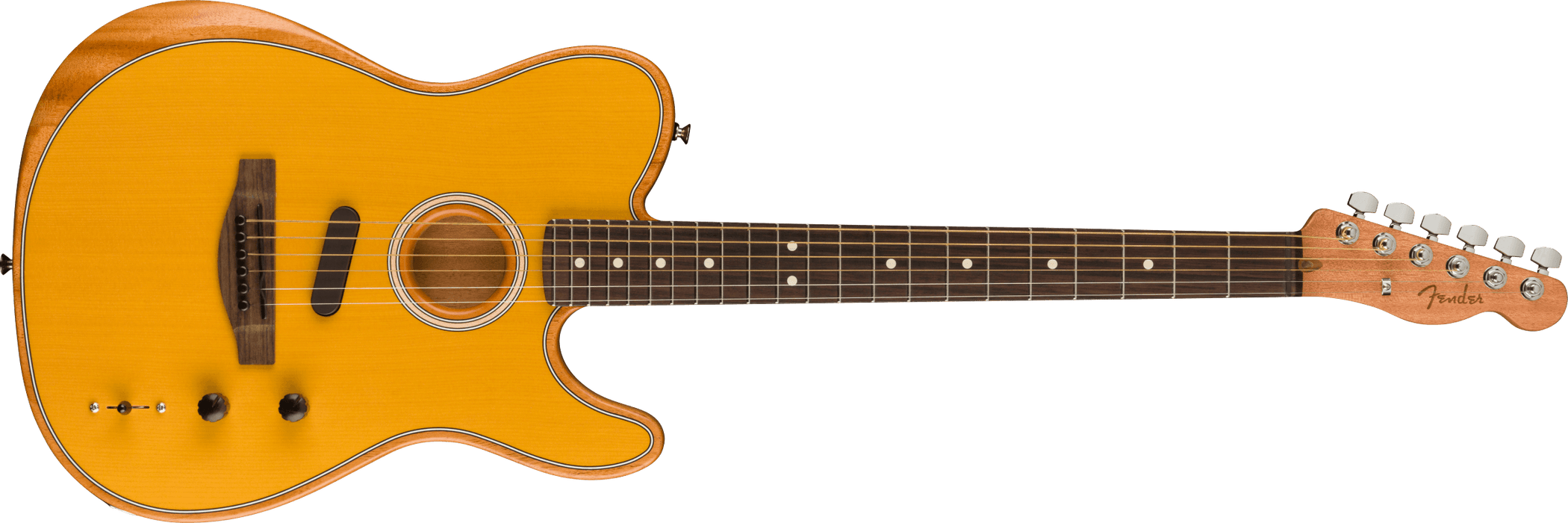 Fender Acoustasonic® Player Telecaster®, Rosewood Fingerboard, Butterscotch Blonde - Guitar Warehouse