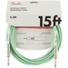 Fender Original Series Instrument Cable, 15', Surf Green - Guitar Warehouse