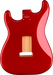 Fender Deluxe Series Stratocaster® HSH Alder Body 2 Point Bridge Mount, Candy Apple Red - Guitar Warehouse