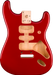 Fender Deluxe Series Stratocaster® HSH Alder Body 2 Point Bridge Mount, Candy Apple Red - Guitar Warehouse
