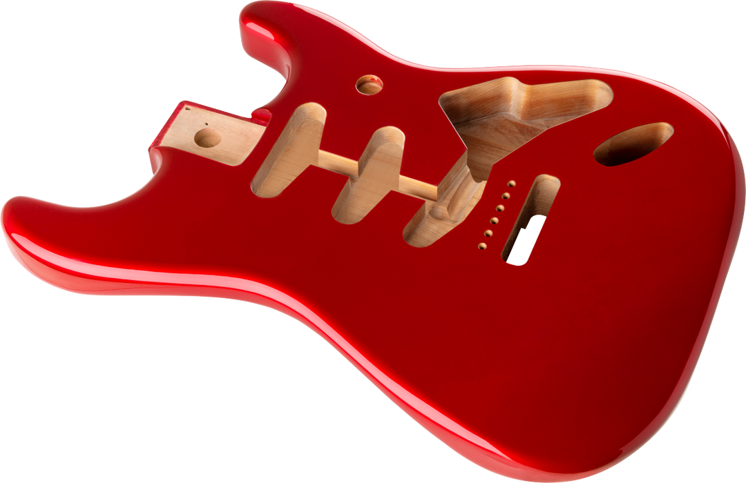 Fender Classic Series 60's Stratocaster® SSS Alder Body Vintage Bridge Mount, Candy Apple Red - Guitar Warehouse