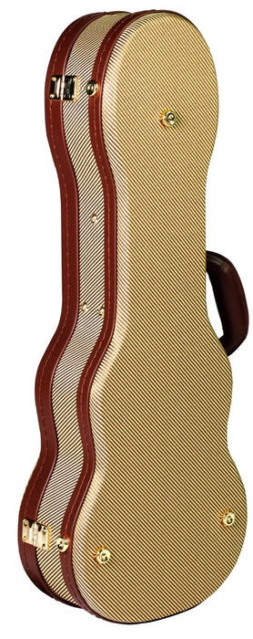 Concert Ukulele Tweed Wooden Case - Guitar Warehouse