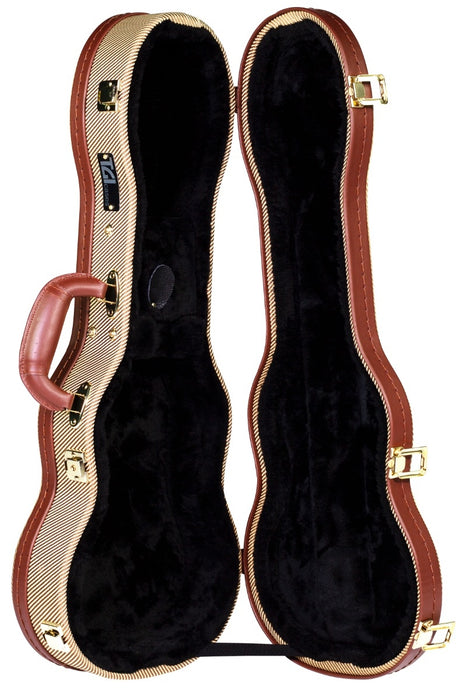 Concert Ukulele Tweed Wooden Case - Guitar Warehouse