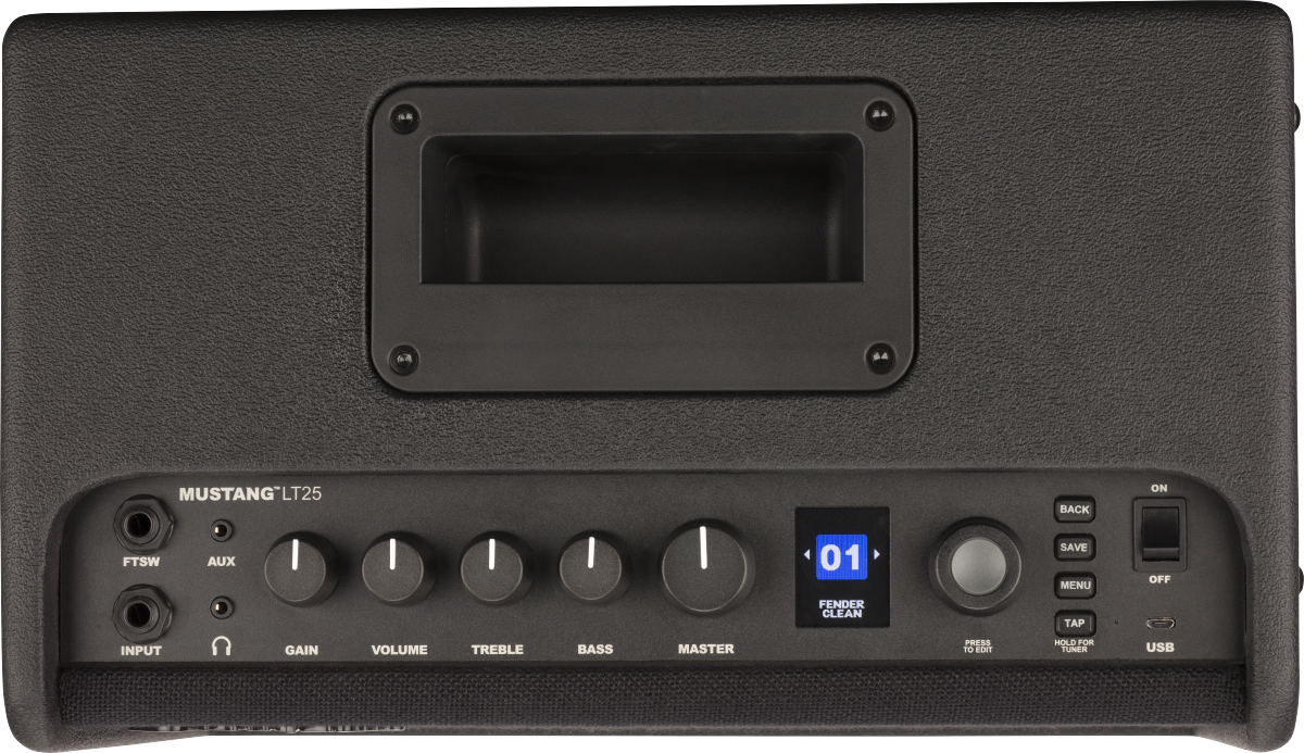Fender Mustang™ LT25, 230V Electric Guitar Modelling Combo Amp with Effects - Guitar Warehouse