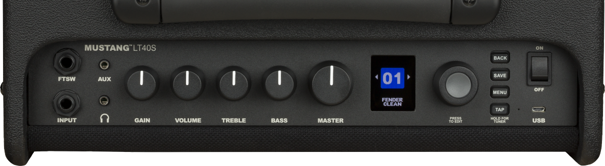 Fender Mustang™ LT40S Electric Guitar Combo / Desktop Amp - Guitar Warehouse
