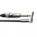 Stagg Deluxe Instrument Cable 3m (10ft) Straight to Right Angle Jack - Black - Guitar Warehouse