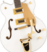 Gretsch G5422TG Electromatic® Classic Hollow Body Double-Cut with Bigsby® and Gold Hardware, Laurel Fingerboard, Snowcrest White *SETUP PRICE - Guitar Warehouse