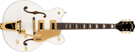 Gretsch G5422TG Electromatic® Classic Hollow Body Double-Cut with Bigsby® and Gold Hardware, Laurel Fingerboard, Snowcrest White *SETUP PRICE - Guitar Warehouse