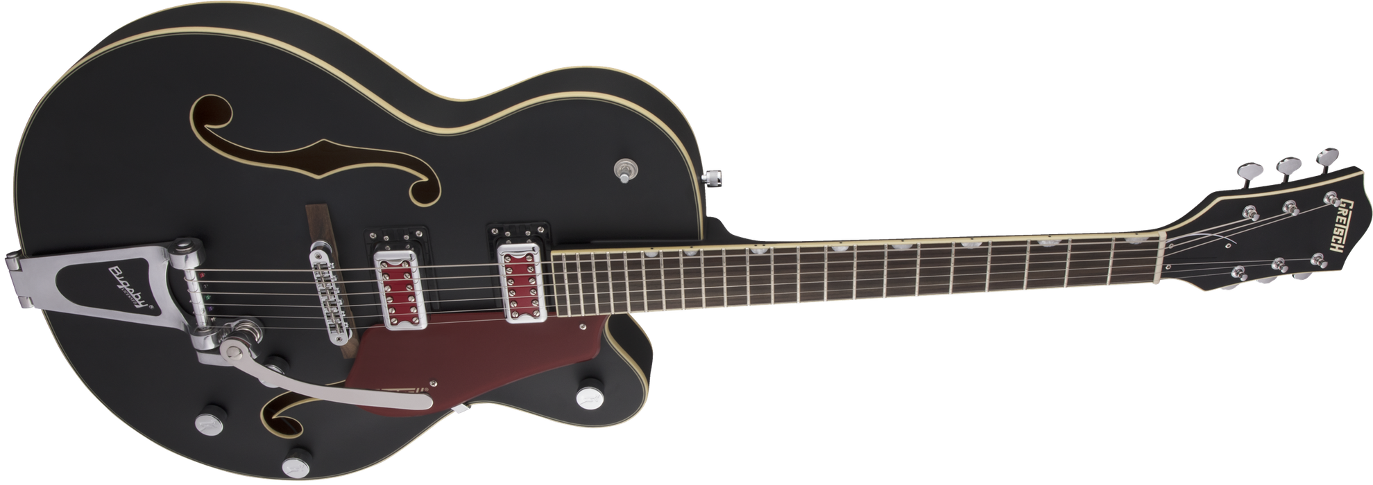 Gretsch G5410T Electromatic® "Rat Rod" Hollow Body Single-Cut with Bigsby®, Rosewood Fingerboard, Matte Black - Guitar Warehouse