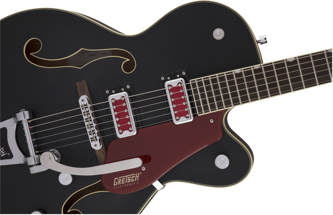 Gretsch G5410T Electromatic® "Rat Rod" Hollow Body Single-Cut with Bigsby®, Rosewood Fingerboard, Matte Black - Guitar Warehouse