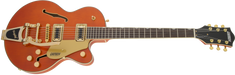Gretsch G5655TG Electromatic® Center Block Jr. Single-Cut with Bigsby® and Gold Hardware, Laurel Fingerboard, Orange Stain - Guitar Warehouse