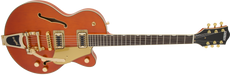 Gretsch G5655TG Electromatic® Center Block Jr. Single-Cut with Bigsby® and Gold Hardware, Laurel Fingerboard, Orange Stain - Guitar Warehouse