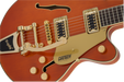 Gretsch G5655TG Electromatic® Center Block Jr. Single-Cut with Bigsby® and Gold Hardware, Laurel Fingerboard, Orange Stain - Guitar Warehouse